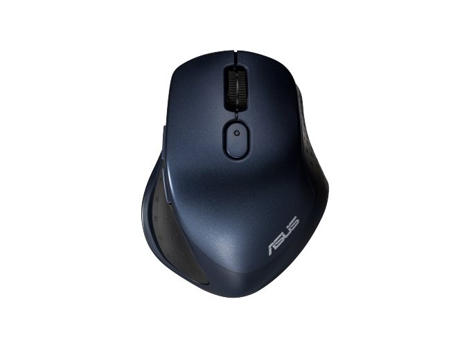 ASUS MW203 Multi-Device Wireless Silent Mouse/Ergonomická/Optická/Pro praváky/2 400 DPI/USB+BT/Modrá
