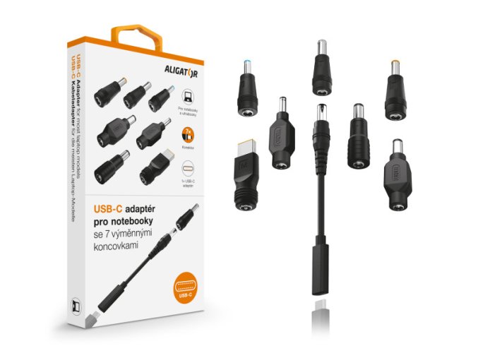 Aligator univerz USB-C adaptér pro ntb 7 konektorů