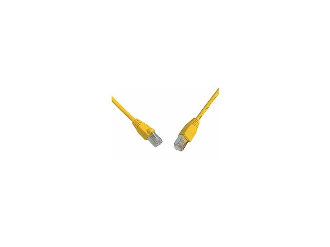 SOLARIX patch kabel CAT5E SFTP PVC 20m žlutý
