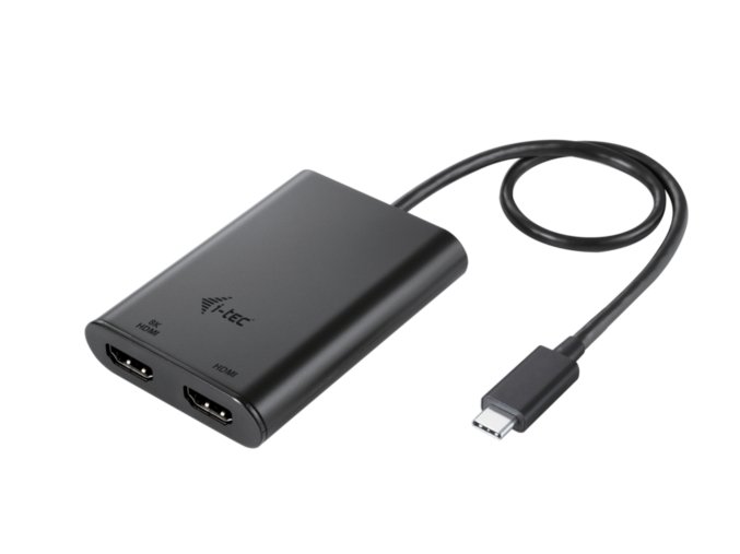i-tec USB-C Dual 4K/60Hz (single 8K/30Hz) HDMI Video Adapter
