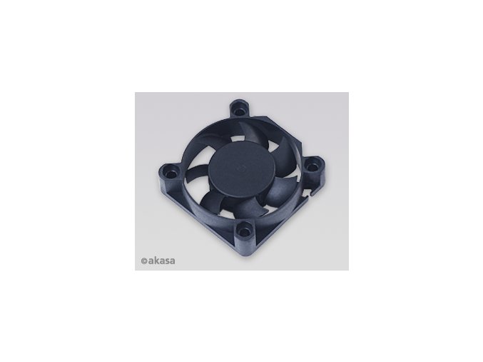 ventilátor Akasa - 40x10 mm  - černý