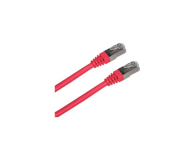 Patch cord FTP cat5e 1M červený