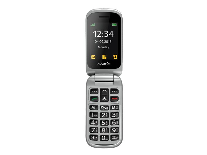 ALIGATOR V650 Senior černo-stříbrný+st.nab