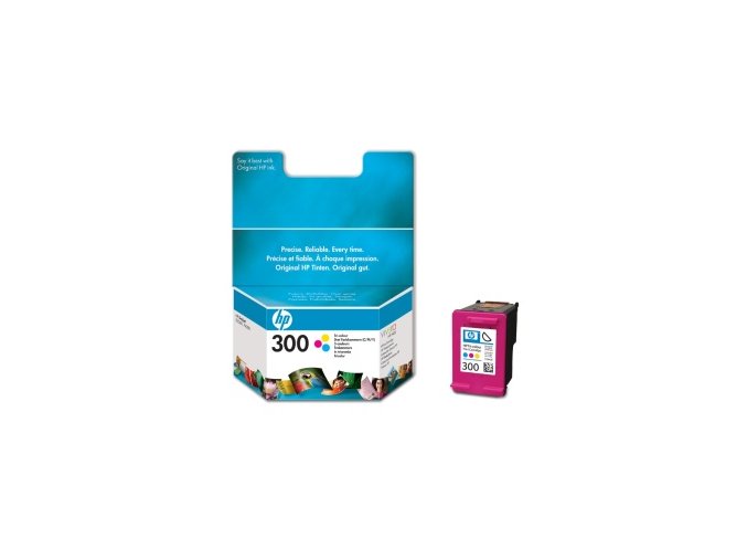 HP 300 - 3 barevná inkoustová kazeta, CC643EE