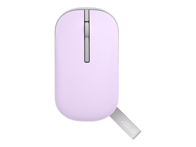 ASUS MD100/Cestovní/Optická/1 600 DPI/USB+BT/Fialová