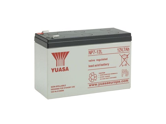 Baterie pro UPS - YUASA NP7-12L (12V/7Ah/faston F2)