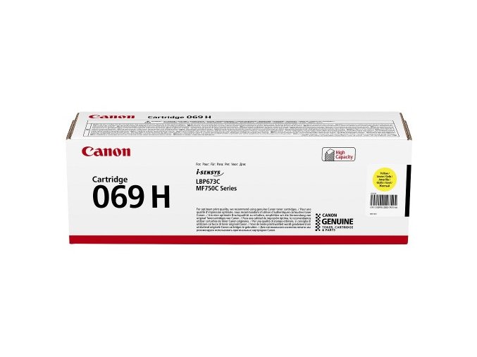 Canon CLBP Cartridge 069 H Y