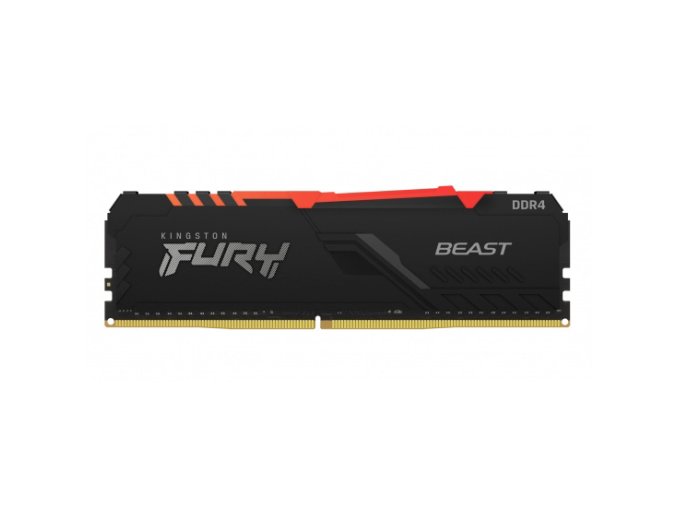 Kingston FURY Beast/DDR4/16GB/3200MHz/CL16/1x16GB/RGB/Black