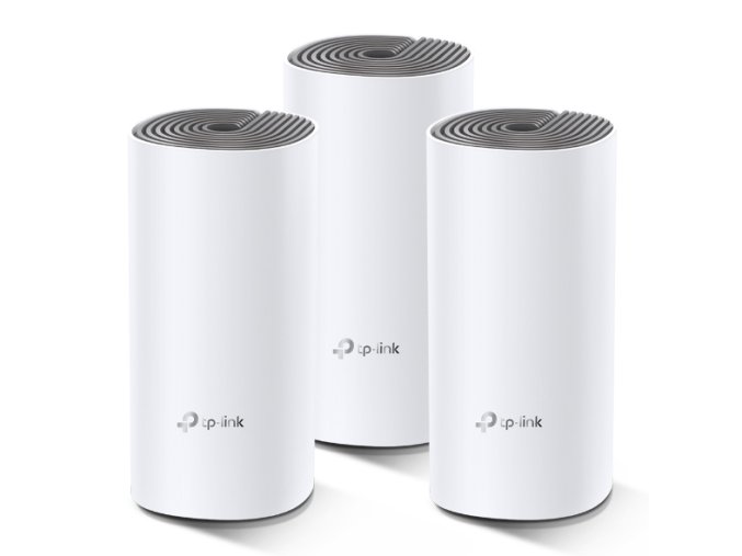 TP-Link AC1200 Whole-home Mesh WiFi System Deco E4(3-pack), 2x10/100 RJ45