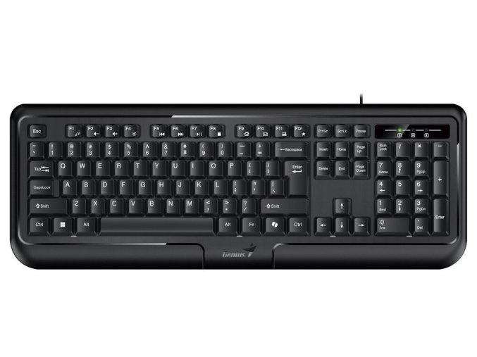 Genius KB-118 II/Drátová USB/CZ-SK layout/Černá