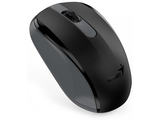 Genius NX-8008s/Kancelářská/Optická/1 200 DPI/Bezdrátová USB/Černá-šedá