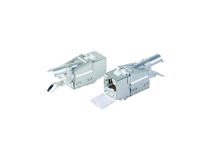 DATACOM STP Keystone 10G RJ45 CAT6A Silver