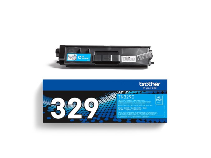 Brother TN-329C, toner cyan, 6 000 str.