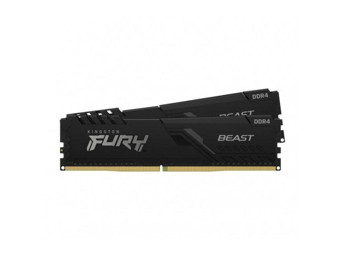 Kingston FURY Beast/DDR4/16GB/3600MHz/CL17/2x8GB/Black