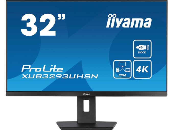 iiyama ProLite/XUB3293UHSN-B5/31,5"/IPS/4K UHD/60Hz/4ms/Black/3R
