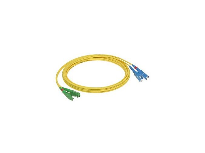 Patchcord FO duplex E2000/APC-SC/UPC 9/125um SM 10m, OS2