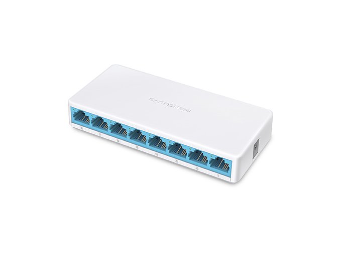 Mercusys MS108 8x10/100 mini desktop switch, plastic case