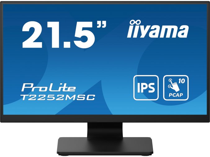 22" LCD iiyama T2252MSC-B2: IPS,FHD,10P,DP,HDMI