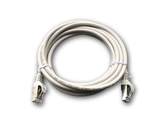 DATACOM Patch cord S/FTP CAT6A 3m šedý