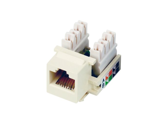 DATACOM Keystone cat5E white UTP