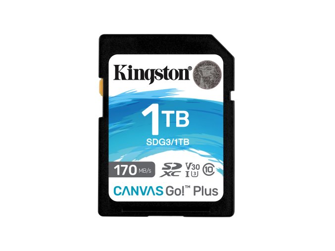 Kingston Canvas Go Plus/SDXC/1TB/UHS-I U3 / Class 10
