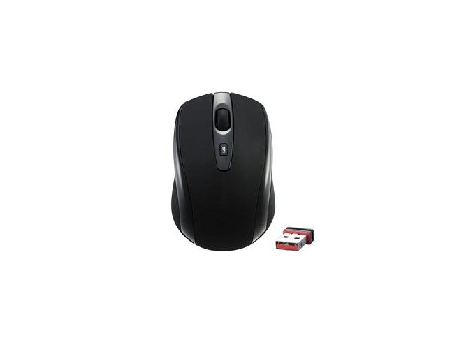 EVOLVEO WML-306B/Cestovní/Laserová/1 600 DPI/Bezdrátová USB/Černá