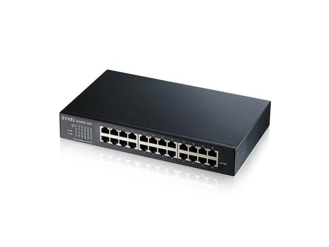 ZYXEL 24xGb IPv6 fanless smart swtch GS1900-24E v3