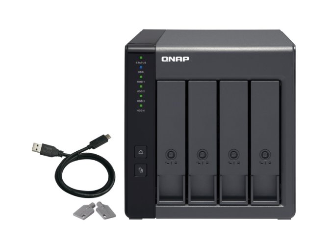 QNAP TR-004 rozšiřovací jednotka pro PC či QNAP NAS (4x SATA / 1 x USB 3.0 typu C)