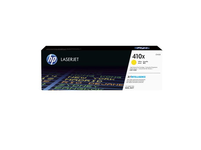HP 410X tisková kazeta žlutá velká, CF412X