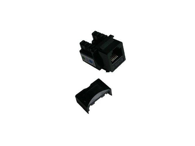 DATACOM Keystone UTP RJ12 Cat3 (DUAL) černý