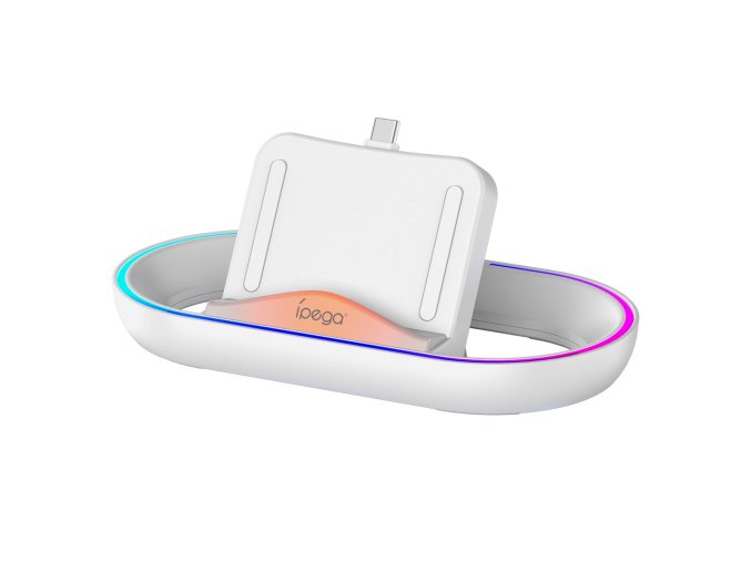 iPega P5P02 Charger Dock s RGB pro Playstation Portal Remote Player White