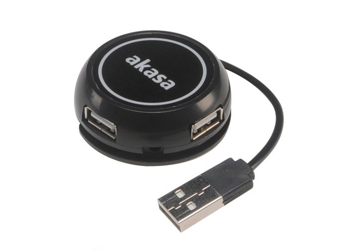 AKASA USB hub 2.0 Connect4C 4-IN-1