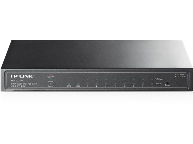 TP-Link TL-SG2210P 8xGb 61W POE Smart switch,2xSFP Omada SDN