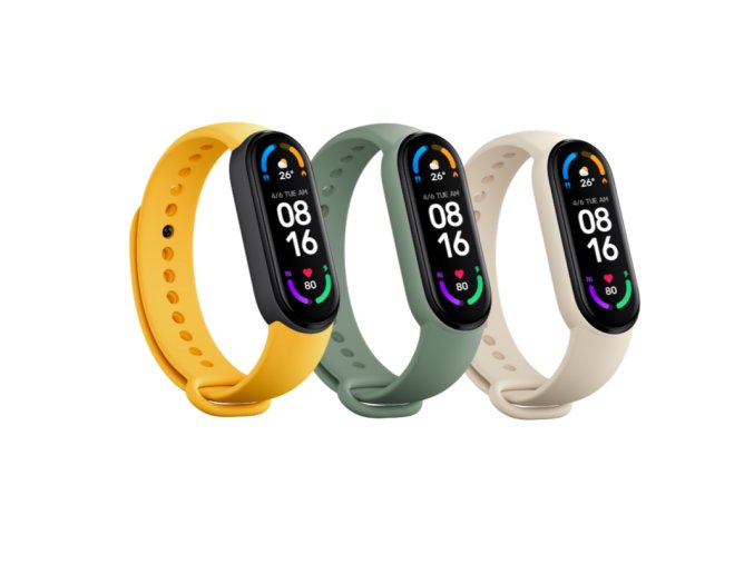 Xiaomi Mi Smart Band 6 Strap(3 pack) Ivory/Olive/Yellow
