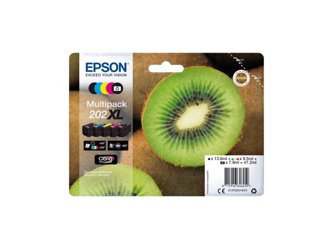 EPSON multipack 5 barev,202XL Premium, XL