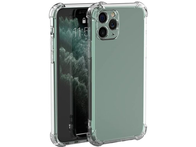 Cu-Be Antishock TPU pouzdro iPhone 16 Pro Transparent