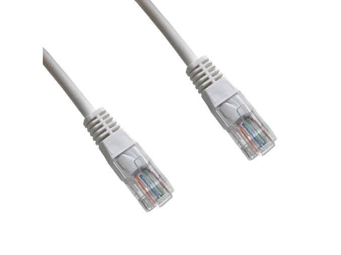 DATACOM Patch cord UTP cat5e 1M bílý