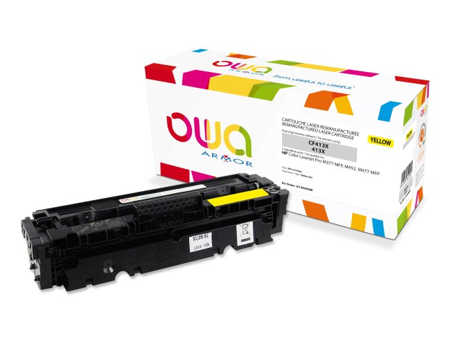 OWA Armor toner kompatibilní s HP CF412X, 5000st, žlutá/yellow