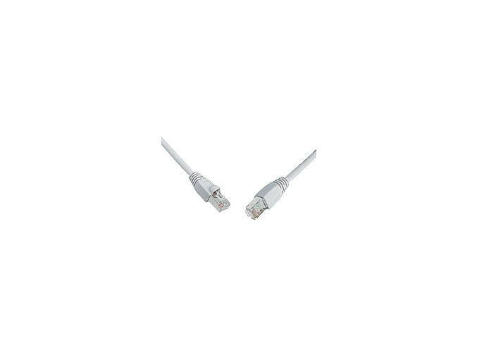 SOLARIX patch kabel CAT5E SFTP PVC 1m šedý snag proof
