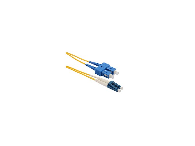 Patch kabel 9/125 LCupc/SCupc SM OS 2m duplex