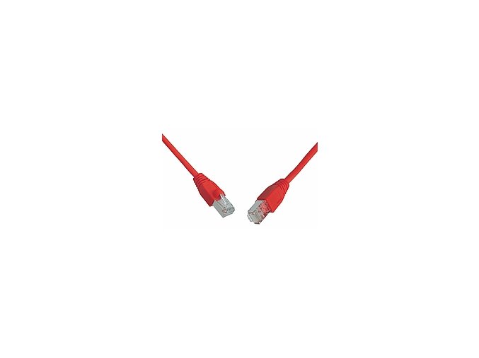 SOLARIX patch kabel CAT5E SFTP PVC 7m červený