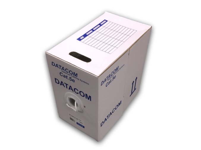 DATACOM FTP drát CAT5E  PVC,Eca 305m bílý