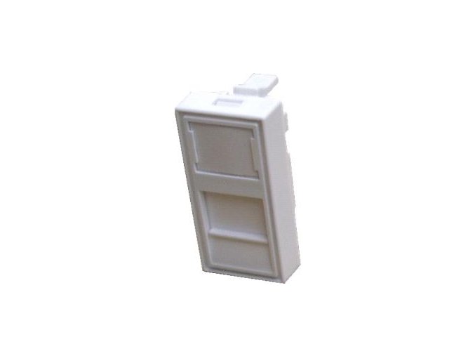 DATACOM Modul 45x22,5mm do parapet.lišty s clonkou,bílý