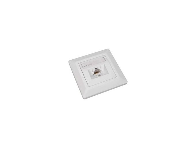 Zásuvka Solarix CAT5E UTP 1 x RJ45 pod omítku bílá