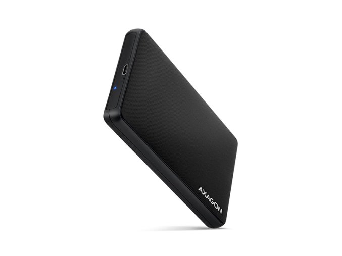 AXAGON EE25-SLC, USB-C 3.2 Gen 1 - SATA 6G 2.5" SLIDE box, bezšroubkový, černý