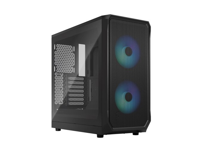 Fractal Design Focus 2 RGB Black TG Clear Tint/Midi Tower/Transpar./Černá