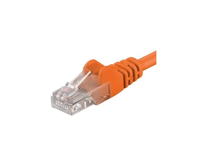 Patch kabel UTP RJ45-RJ45 level 5e 2m oranžová