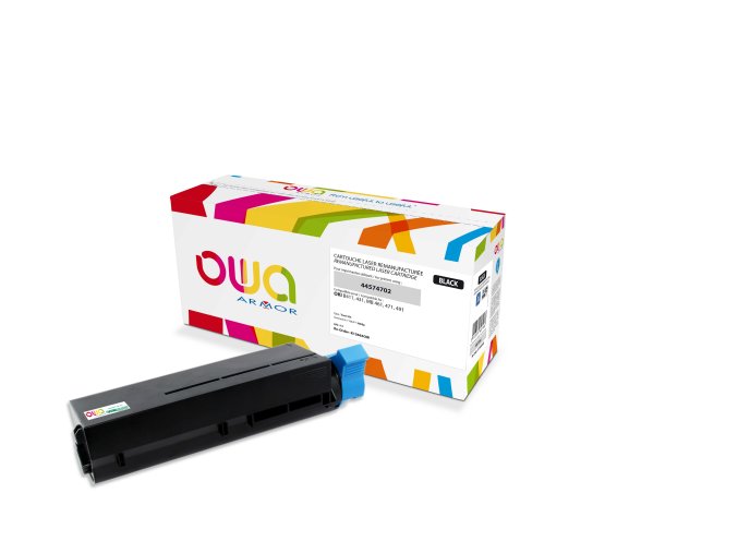 OWA Armor toner kompatibilní s OKI B411,431, 44574702, 3000st, černá/black