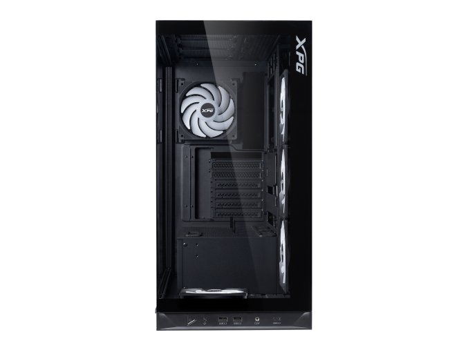 Adata XPG INVADER X BTF/Midi Tower/Transpar./Černá
