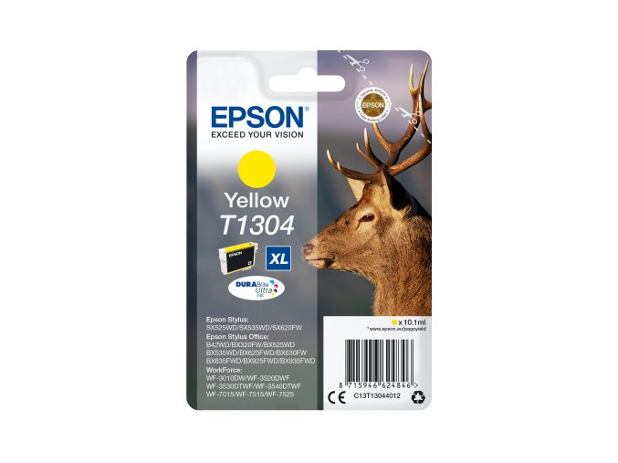 Epson Singlepack Yellow T1304 DURABrite Ultra Ink